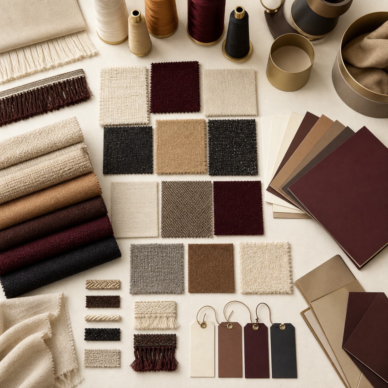 Custom coordinated textile collection